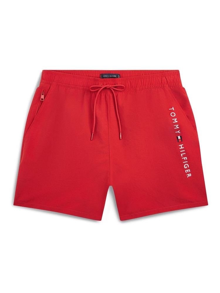 Tommy Hilfiger Logo Mid Length Swim Shorts - Image 5 of 5