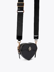 Kurt Geiger London Black 2Z Shoreditch Heart Cross Body Bag - Image 2 of 5