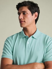 Charles Tyrwhitt Green Short Sleeve Cotton Stretch Pique Polo Shirt - Image 2 of 6
