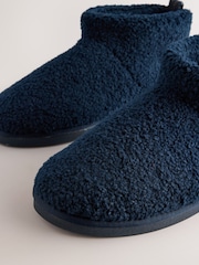 Marine - Bottes chaussons en imitation peau de mouton - Image 5 de 7