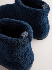 Marine - Bottes chaussons en imitation peau de mouton - Image 6 de 7