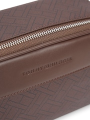 Tommy Hilfiger Brown Embossed Flag Crossbody Camera Bag - Image 3 of 4