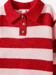 Cotton On White Knitted Polo Pullover - Image 2 of 2