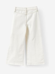 Cotton On Cream Pia Pintuck Bootleg Jeans - Image 2 of 3