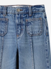 Cotton On Blue Pia Pintuck Bootleg Jeans - Image 2 of 2