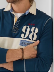 Joe Browns Blue Remarkable Rugby Shirt - Image 4 of 8