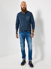 Joe Browns Wonderful Waffle Customised Henley T-Shirt - Bilde 5 av 8