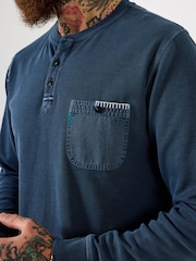 Joe Browns Wonderful Waffle Customised Henley T-Shirt - Bilde 7 av 8