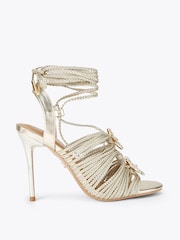 Carvela Gold Marina High Heels Sandals - Image 1 of 4