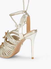 Carvela Gold Marina High Heels Sandals - Image 2 of 4