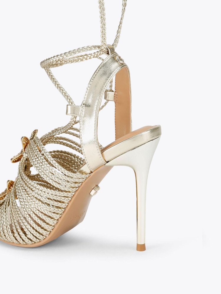 Carvela Gold Marina High Heels Sandals - Image 2 of 4