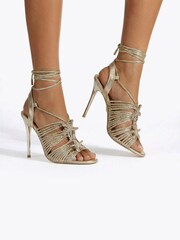 Carvela Gold Marina High Heels Sandals - Image 5 of 5