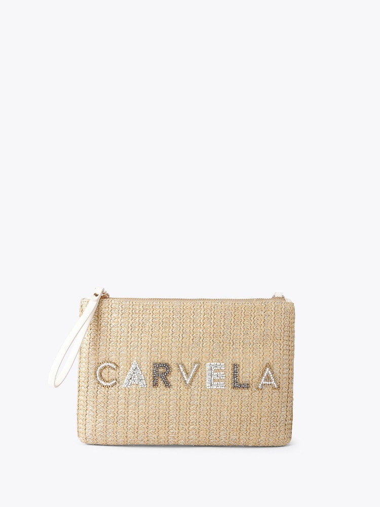 Carvela Brown Sorrento Chain Pouch Bag - Image 1 of 4