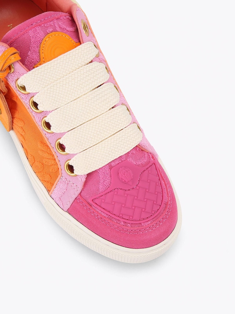 Kurt Geiger London Pink Mix Southbank Tag Trainers - Image 5 of 5 Kurt Geiger London Pink Mix Southbank Tag Trainers - Image 5 of 5