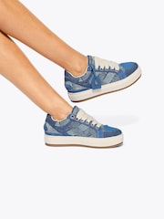 Kurt Geiger London Blue Southbank Tag Trainers - Image 1 of 5