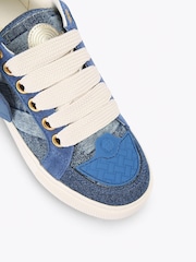 Kurt Geiger London Blue Southbank Tag Trainers - Image 4 of 5