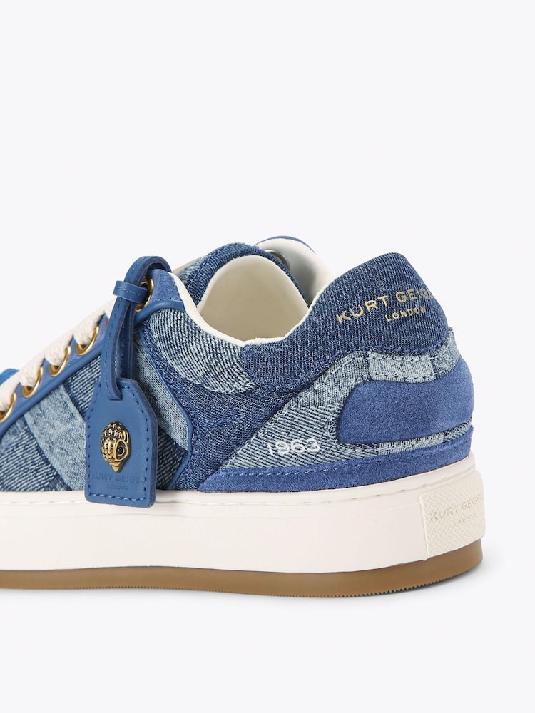 Kurt Geiger London Blue Southbank Tag Trainers - Image 5 of 5