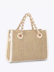 Carvela Brown/White Sorrento Bead Micro Bag - Image 3 of 4