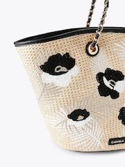 Carvela Brown Giorgia Flower Tote Bag - Image 5 of 5