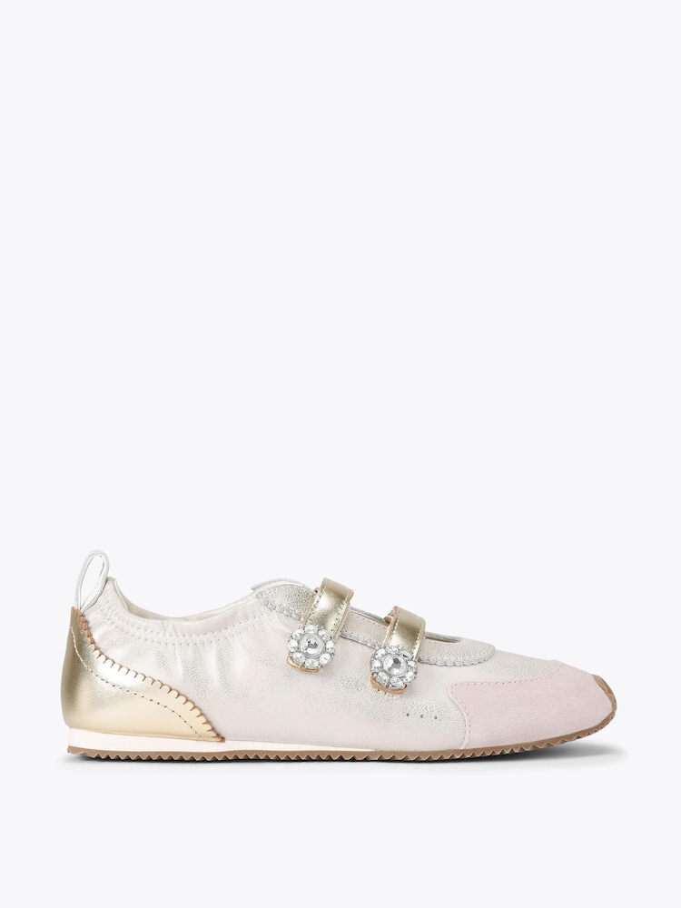 Kurt Geiger London White Islington Mary Jane Trainers - Image 2 of 5