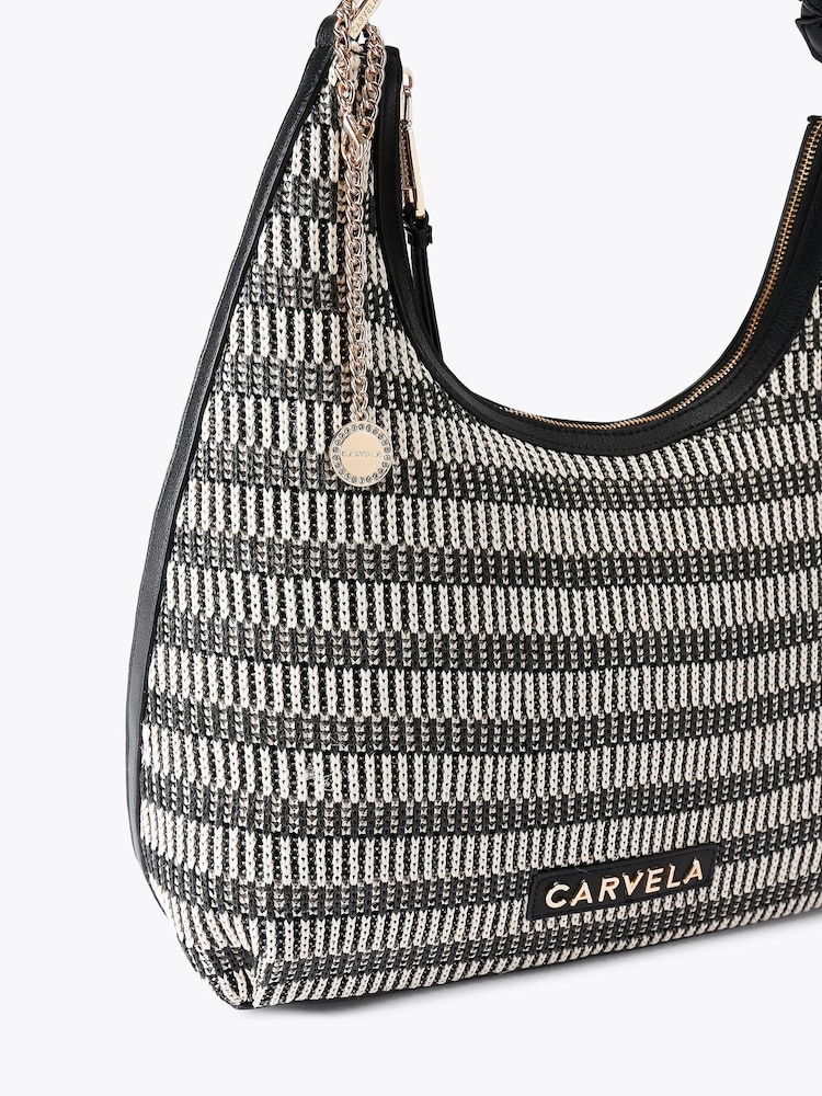 Carvela Black Treccia Plait Tote Bag - Image 4 of 4