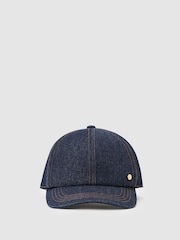 Reiss Daisy Denim Baseball Cap - Imagen 2 de 4