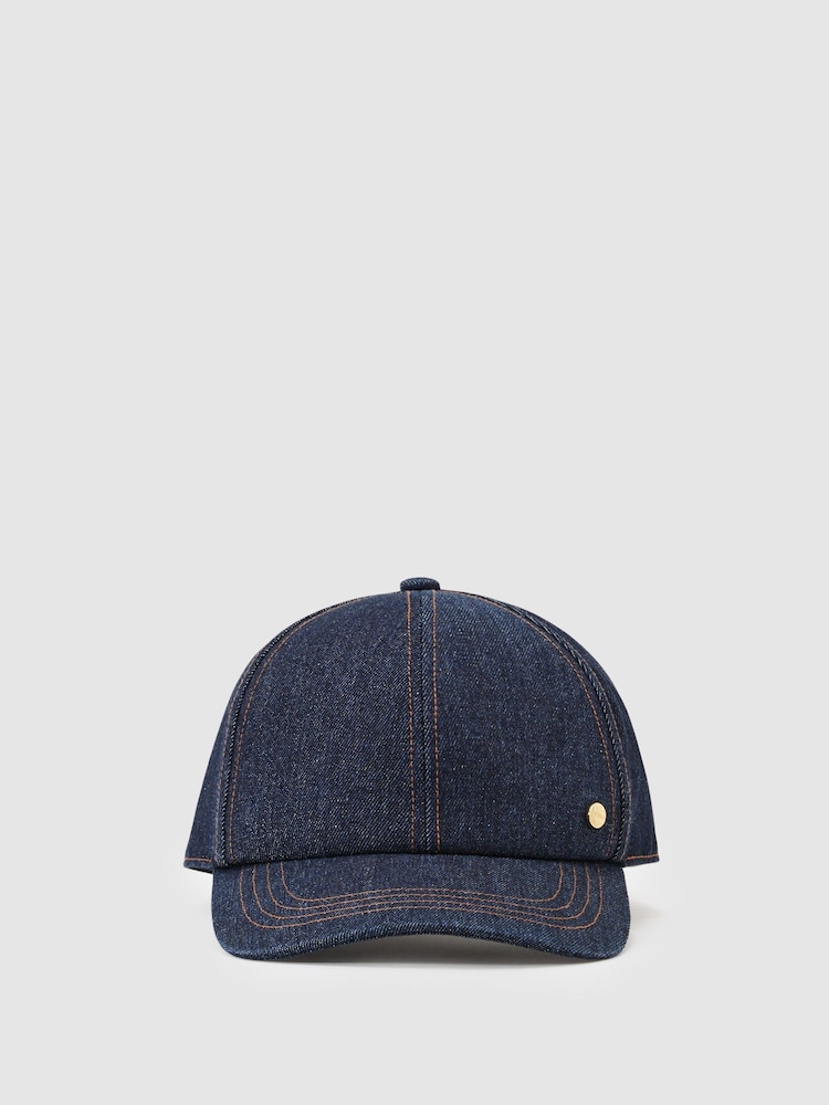 Reiss Daisy Denim Baseball Cap - Imagen 2 de 4