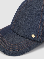 Reiss Daisy Denim Baseball Cap - Imagen 4 de 4