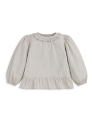 Mamas & Papas Knitted Waistcoat & Gingham Top Set - Imaginea 3 din 4