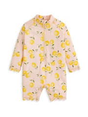Mamas & Papas Pink Lemon Print Rashsuit - Image 2 of 3