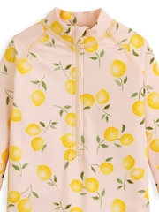 Mamas & Papas Pink Lemon Print Rashsuit - Image 3 of 3