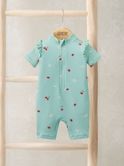 Mamas & Papas Blue Strawberry Print Rashsuit - Image 1 of 3