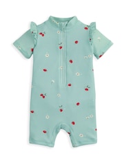 Mamas & Papas Blue Strawberry Print Rashsuit - Image 2 of 3