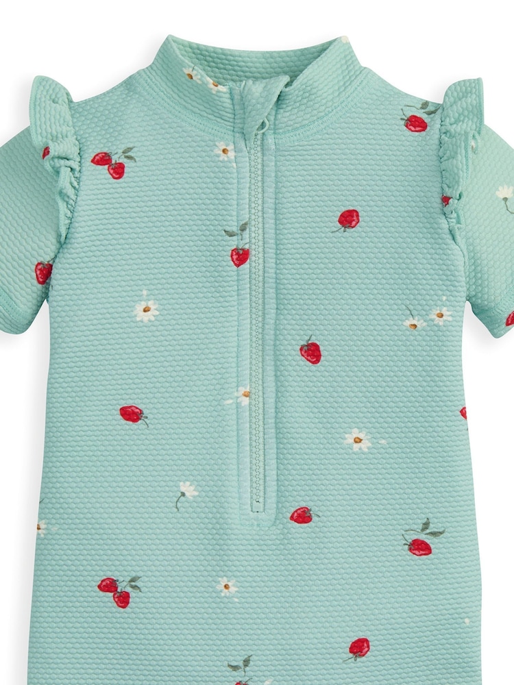 Mamas & Papas Blue Strawberry Print Rashsuit - Image 3 of 3