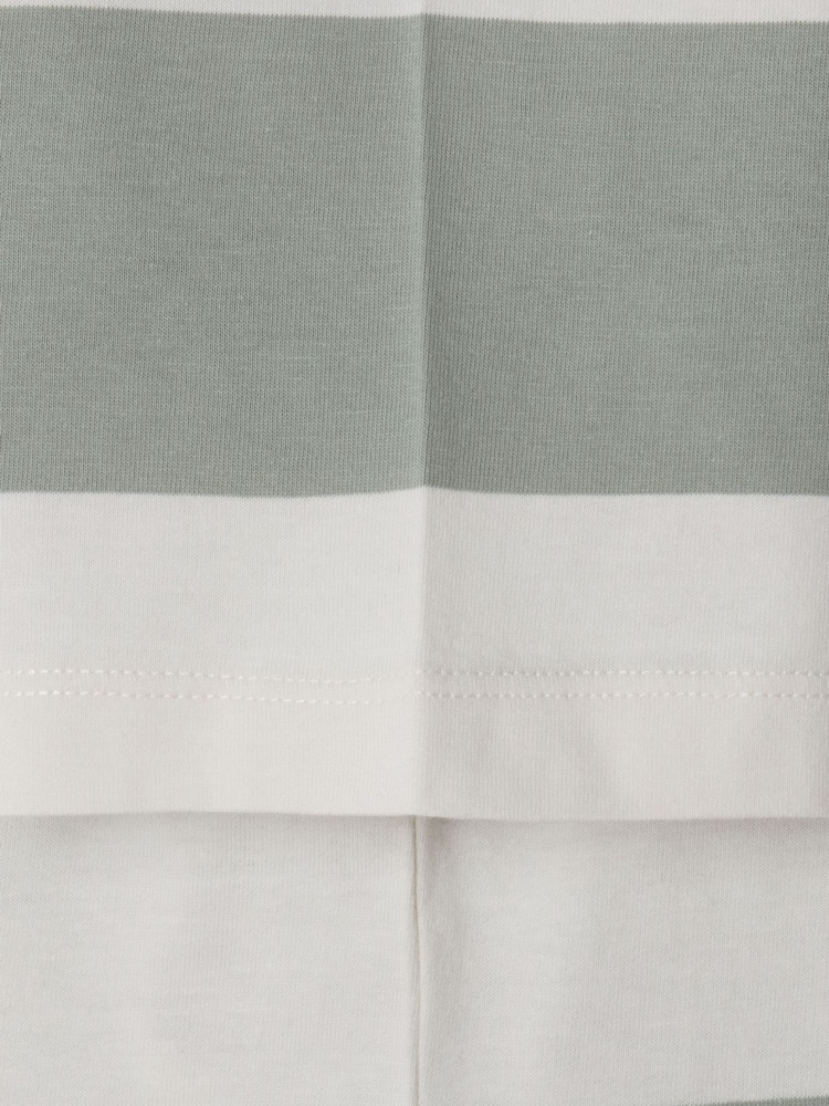 Hackett Green Classic Fit Stripe Graphic Festival T-Shirt - תמונה 4 מתוך 4 Hackett Green Classic Fit Stripe Graphic Festival T-Shirt - תמונה 4 מתוך 4