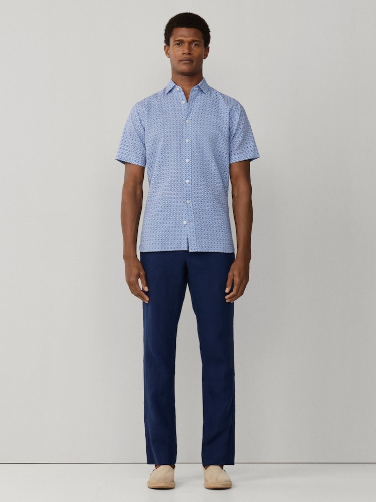 hackett dress shirts Hackett London Shirt Medium Blue Slim Fit Cotton Stretch