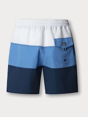 Hackett Blue Multi Panel Swim Trunks - Image 2 of 2