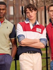 Hackett Green Classic Fit Short Sleeve Back Panel Polo Shirt - Image 2 of 2