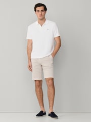 Hackett White Towelling Short Sleeve Polo Shirt - Image 6 of 9