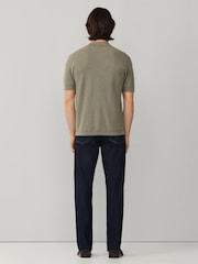 Hackett Green Short Sleeve Knit Polo Shirt - Image 5 of 6