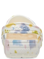 Crocs White Classic Graphic Clogs - Image 4 of 4