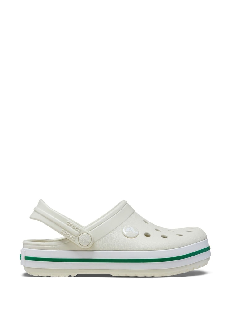 Crocs White Crocband Toddler Clogs - Image 1 of 5 Crocs White Crocband Toddler Clogs - Image 1 of 5