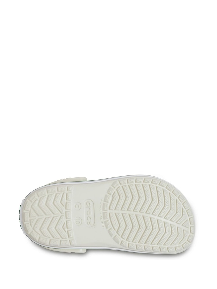 Crocs White Crocband Toddler Clogs - Image 5 of 5 Crocs White Crocband Toddler Clogs - Image 5 of 5