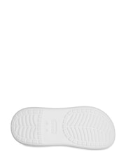 Crocs White Classic Crush Clogs - Image 4 of 4