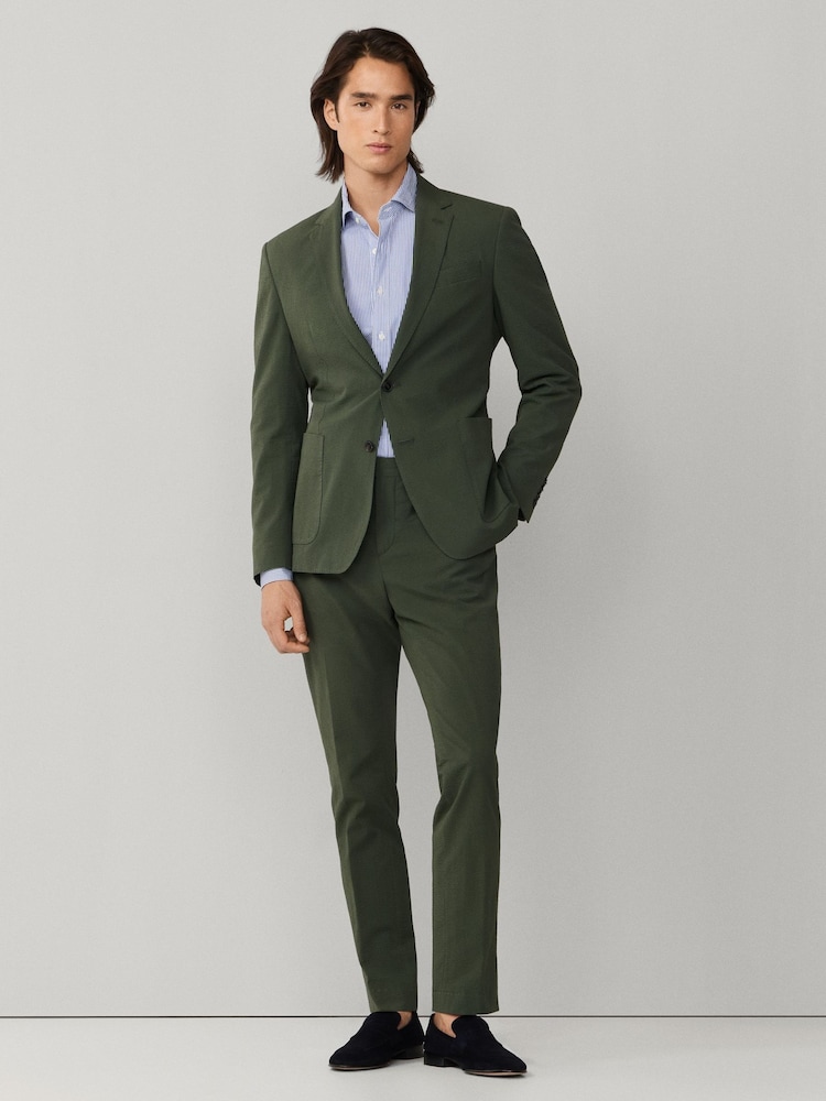 Hackett Green Seersucker Blazer - Image 7 of 7 Hackett Green Seersucker Blazer - Image 7 of 7