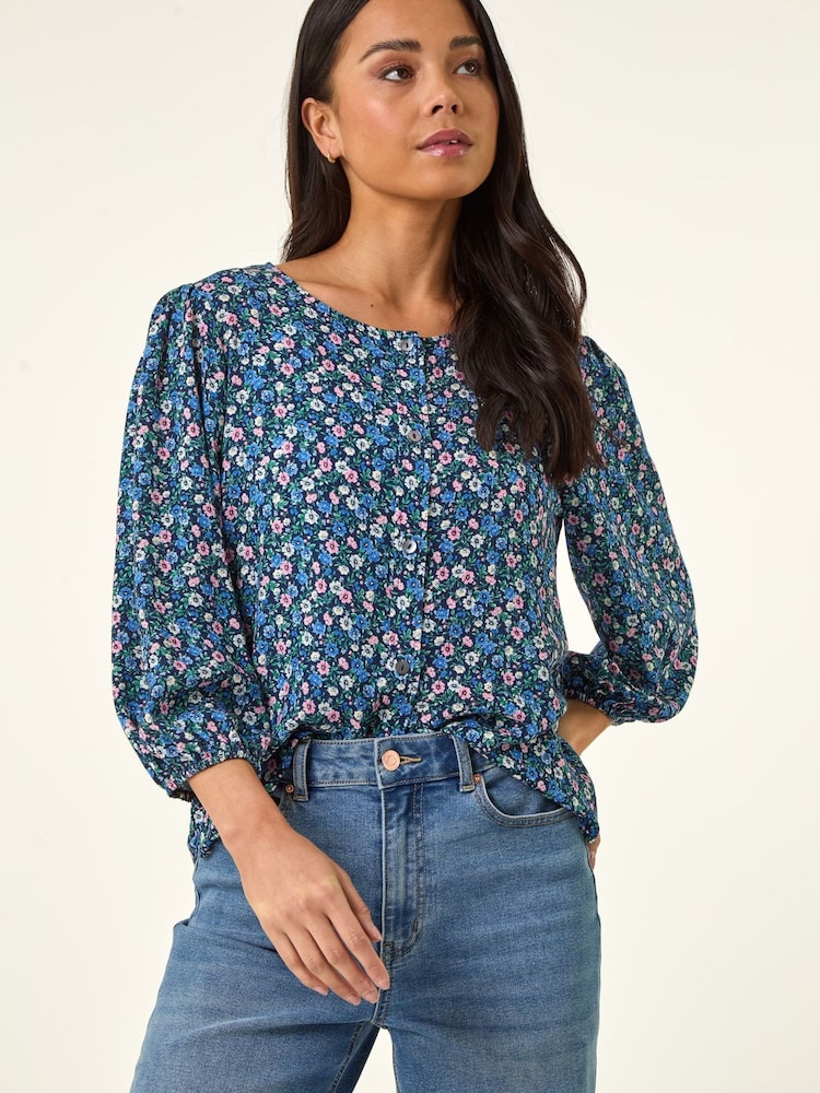 Roman Petite Ditsy Blouse - Imaginea 1 din 5