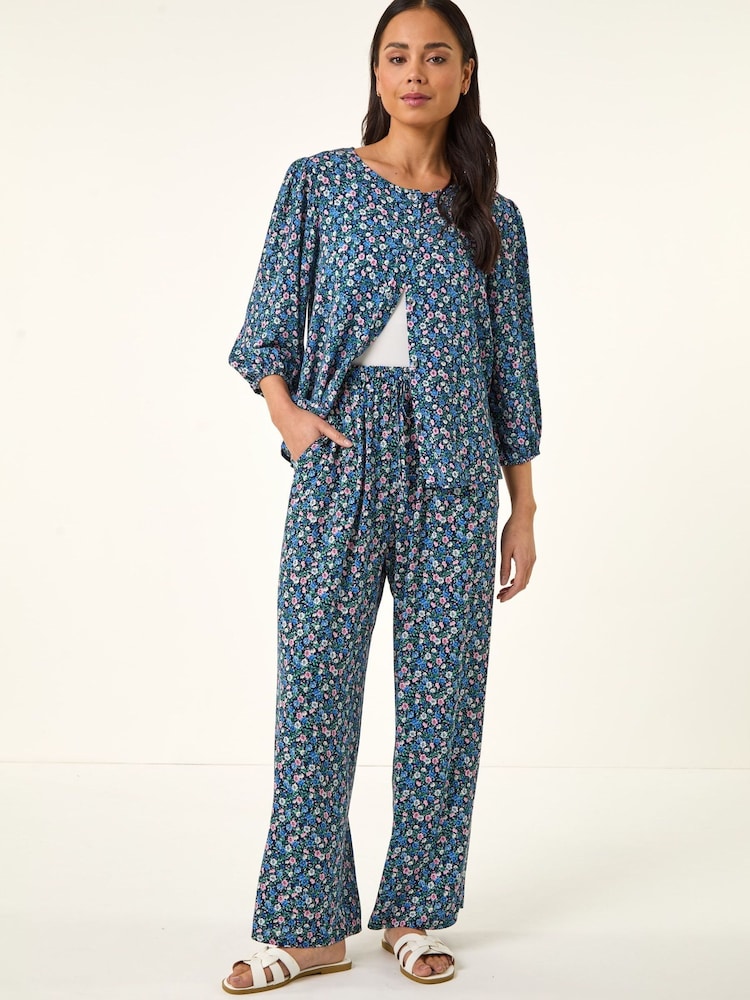 Roman Petite Ditsy Blouse - Imaginea 5 din 5