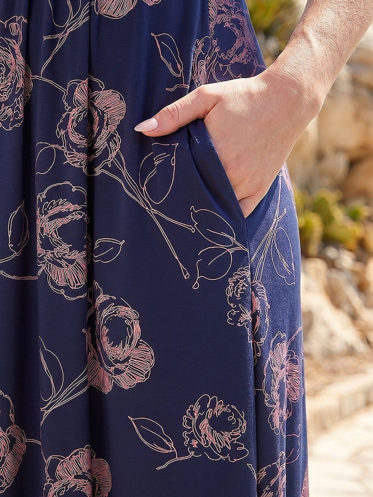 Roman Petite Floral Gathered Dress - Bild 4 von 4 Roman Petite Floral Gathered Dress - Bild 4 von 4