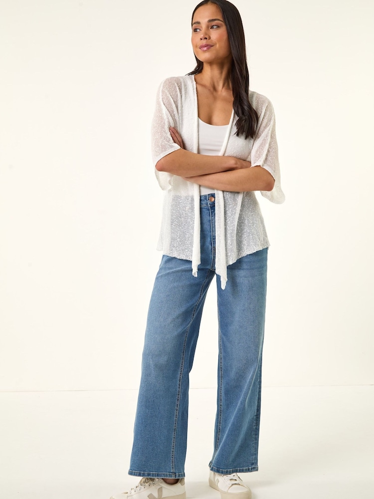 Roman 小さいサイズ・テクスチャードカーディガン - 画像 2 / 5