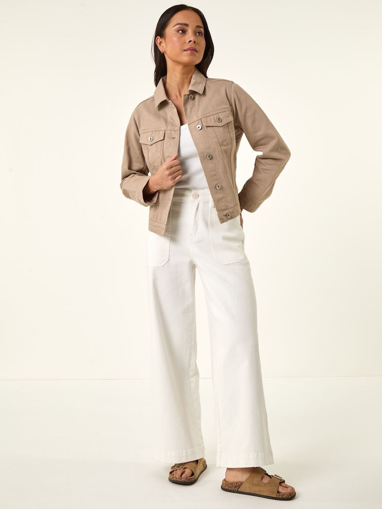 Roman Natural Bleached Denim Jacket - Image 2 of 5